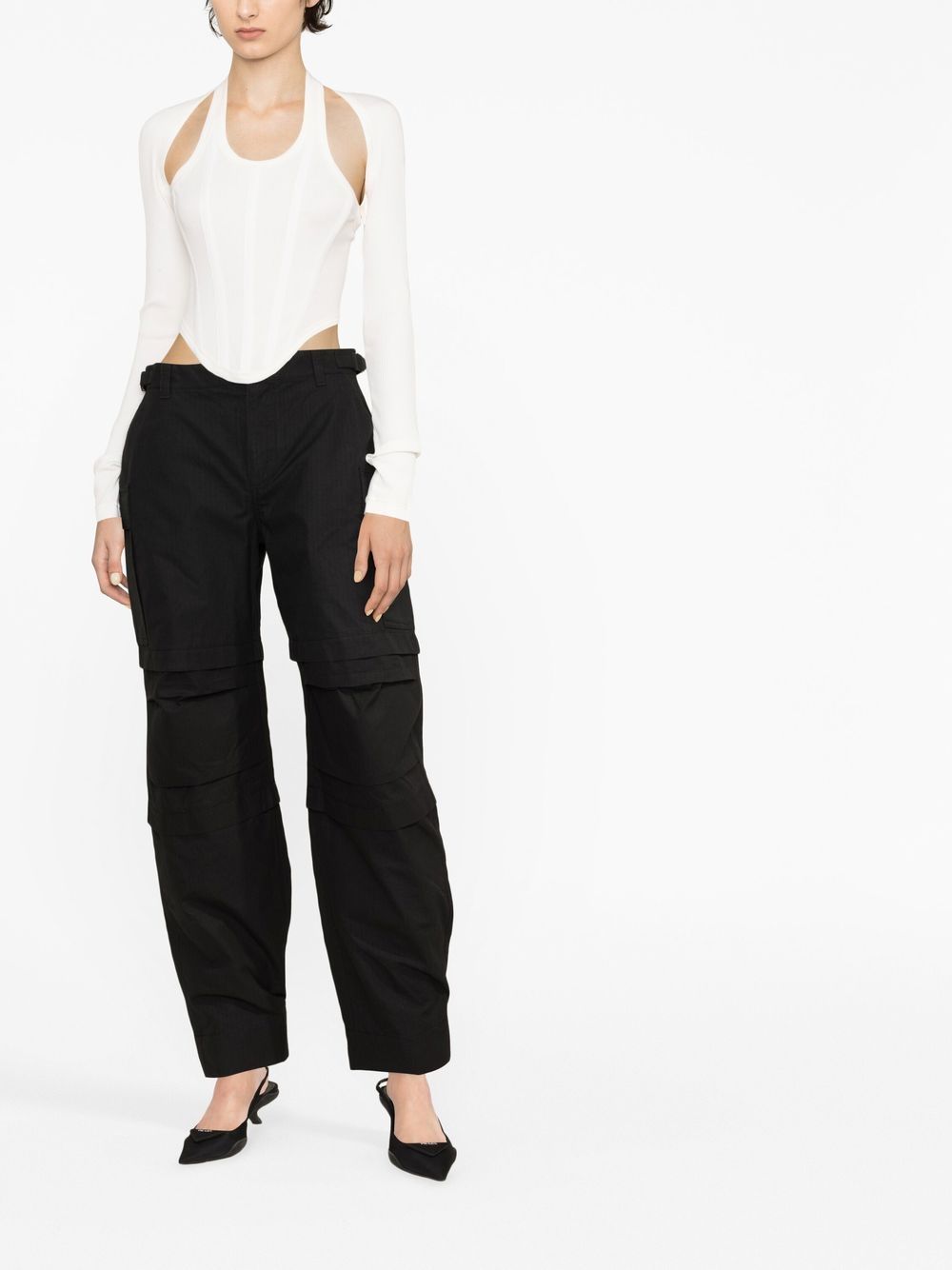 Cotton cargo trousers