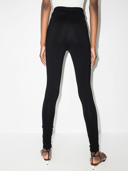 Front zip leggings