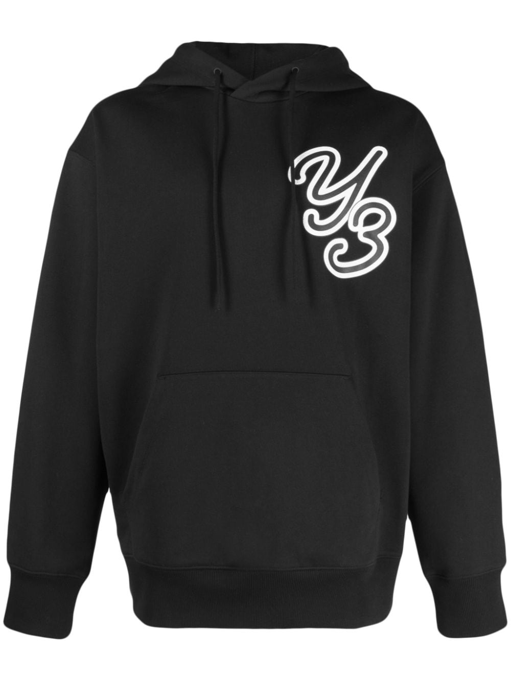 Logo organic cotton hoodie