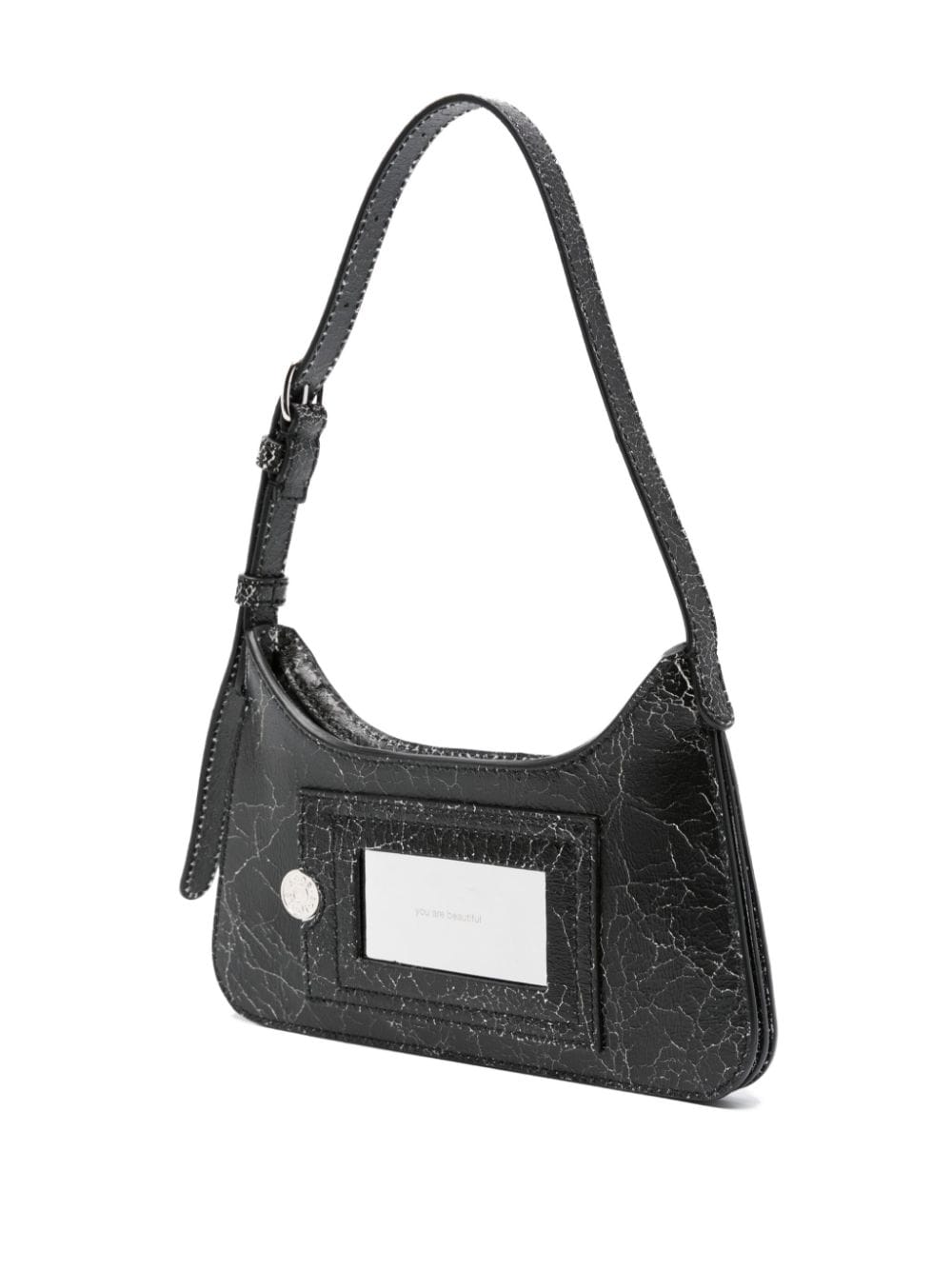 Leather shoulder bag