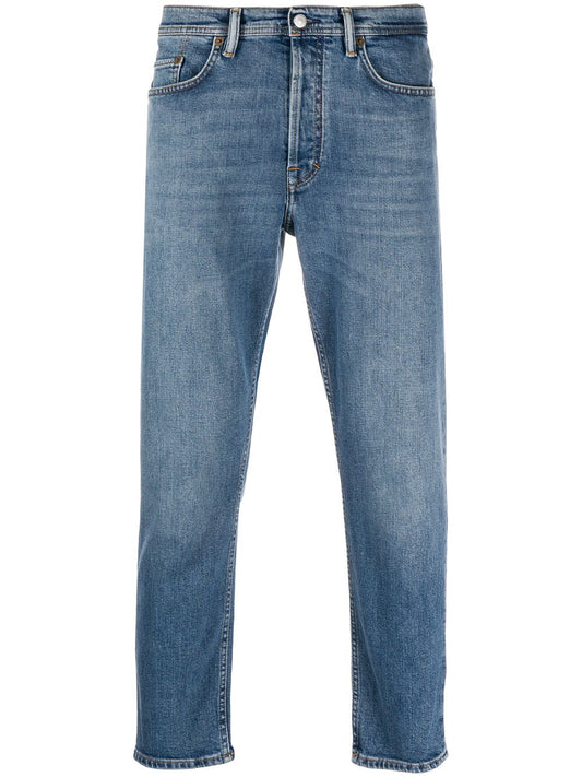 Organic cotton denim slim jeans