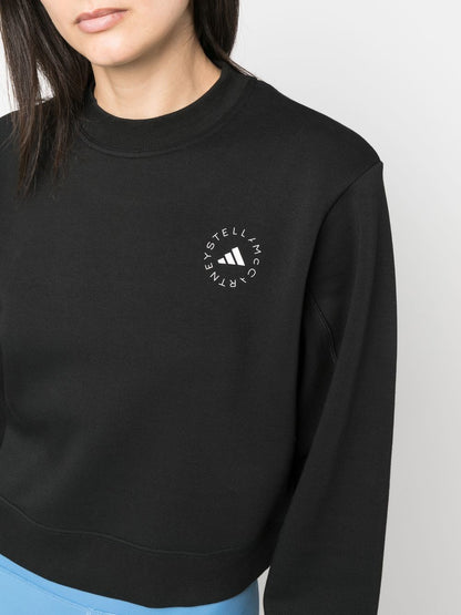 Logo cotton blend sweatshirt