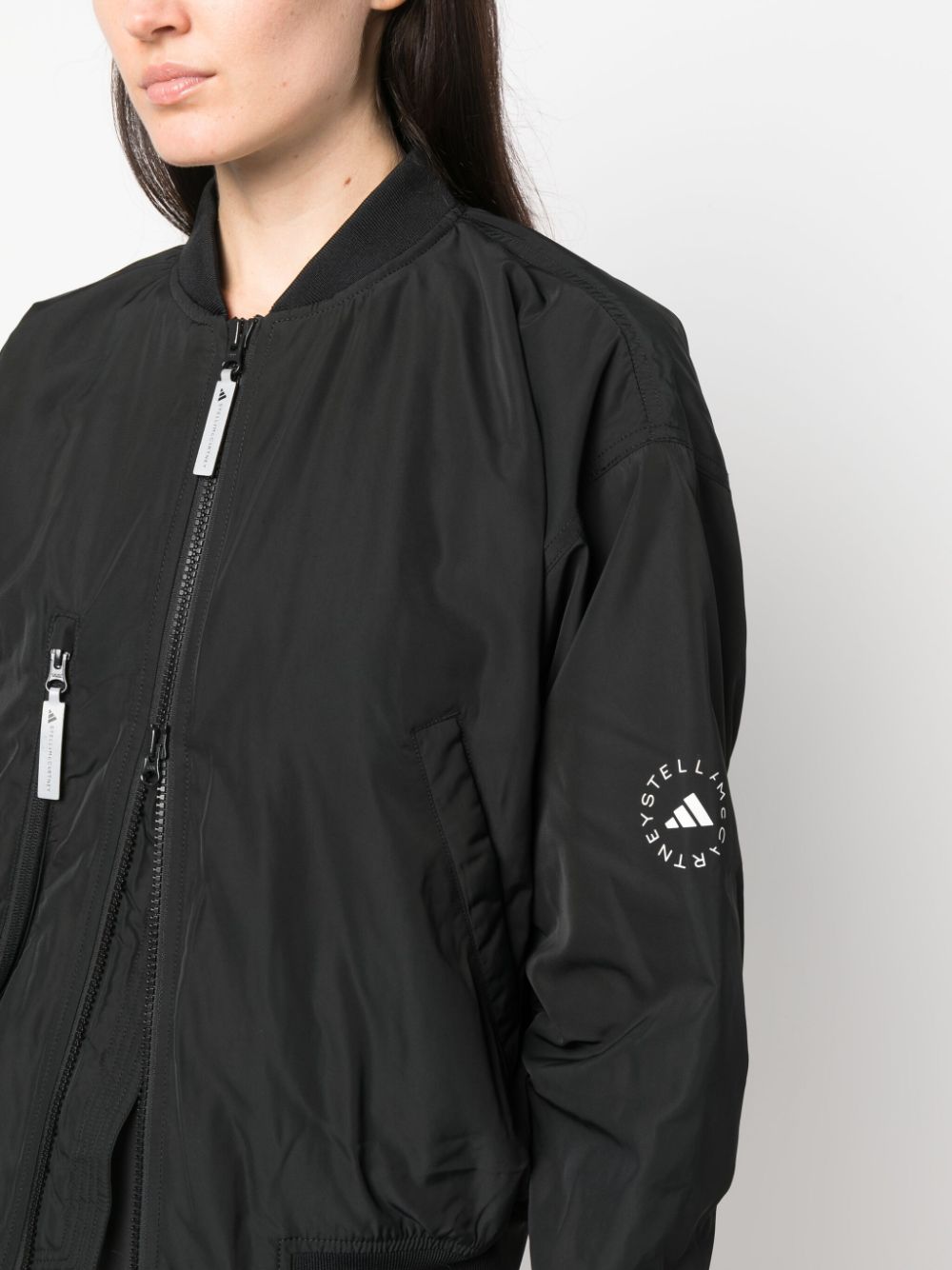 Logo bomber jacket