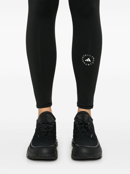 Logo nylon leggings