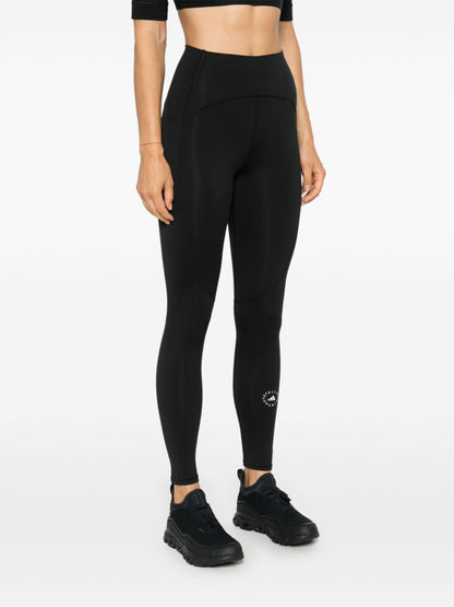 Logo nylon leggings