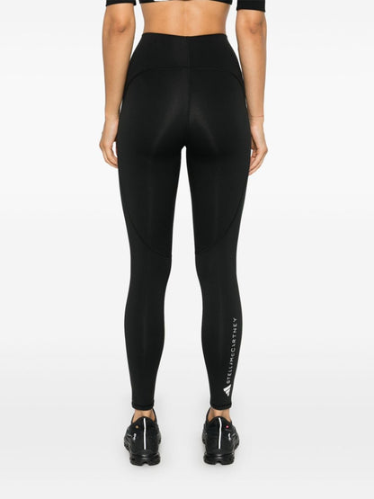 Logo nylon leggings