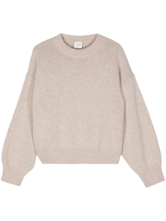 Wool crewneck jumper