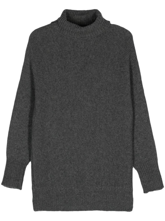 Wool turtle-neck jumper