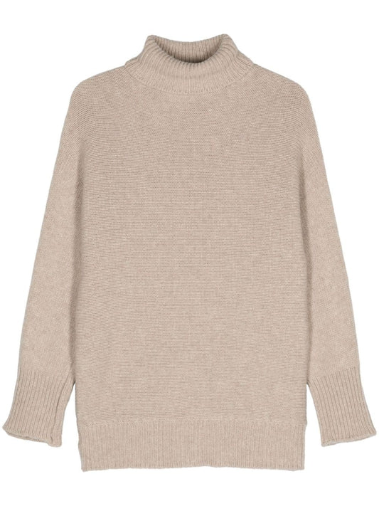 Wool turtle-neck jumper