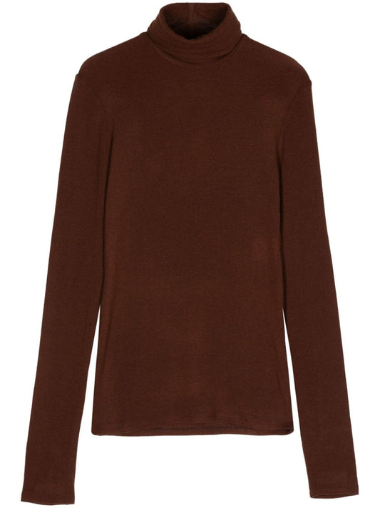 Wool blend turtleneck sweater