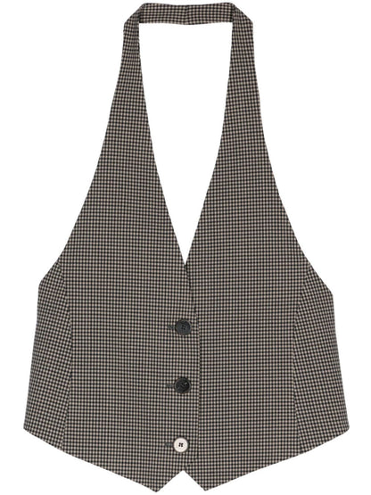 Wool blend vest