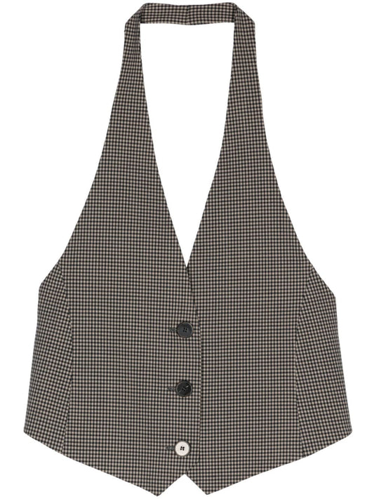 Wool blend vest