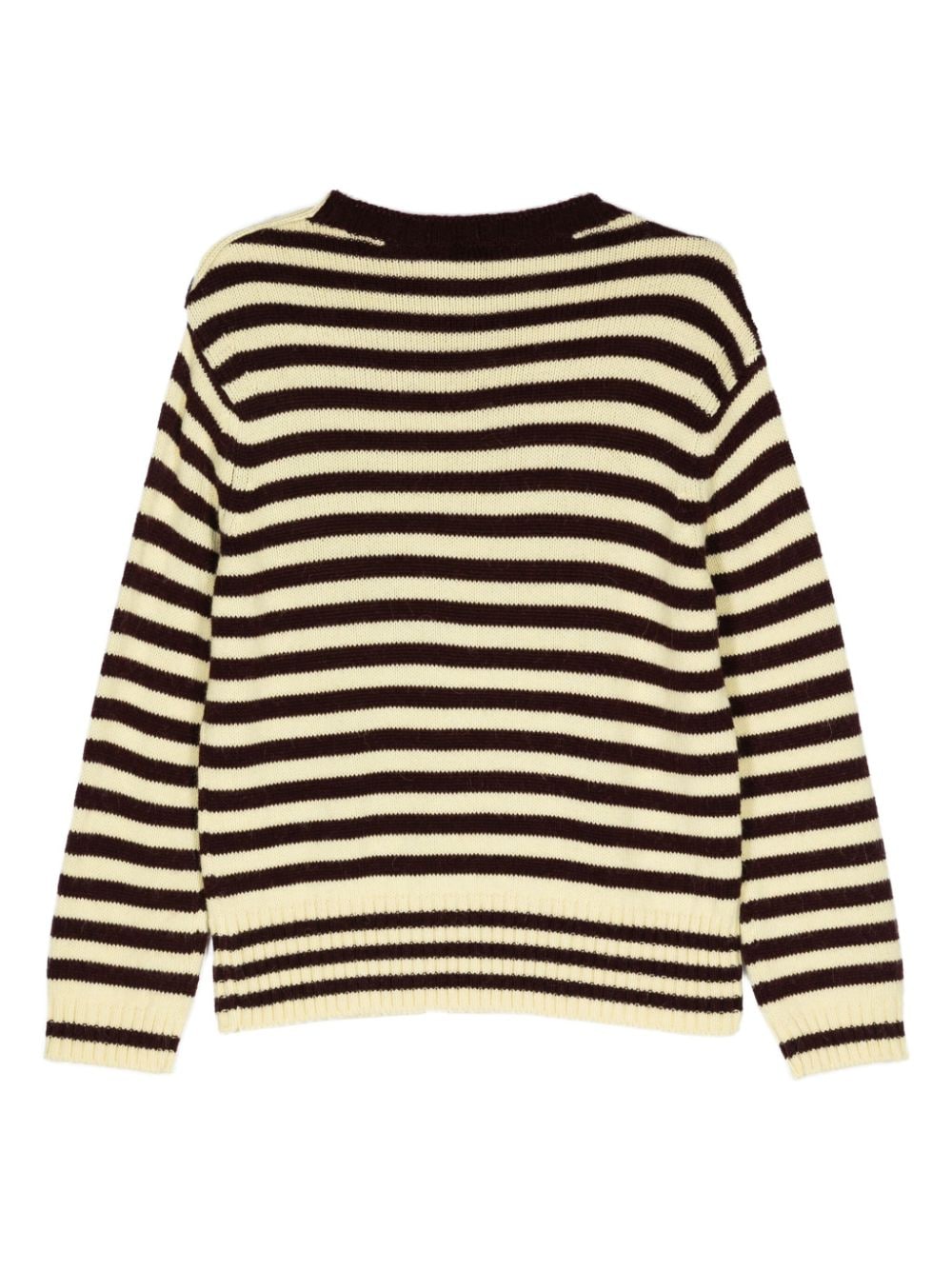 Wool blend striped sweater