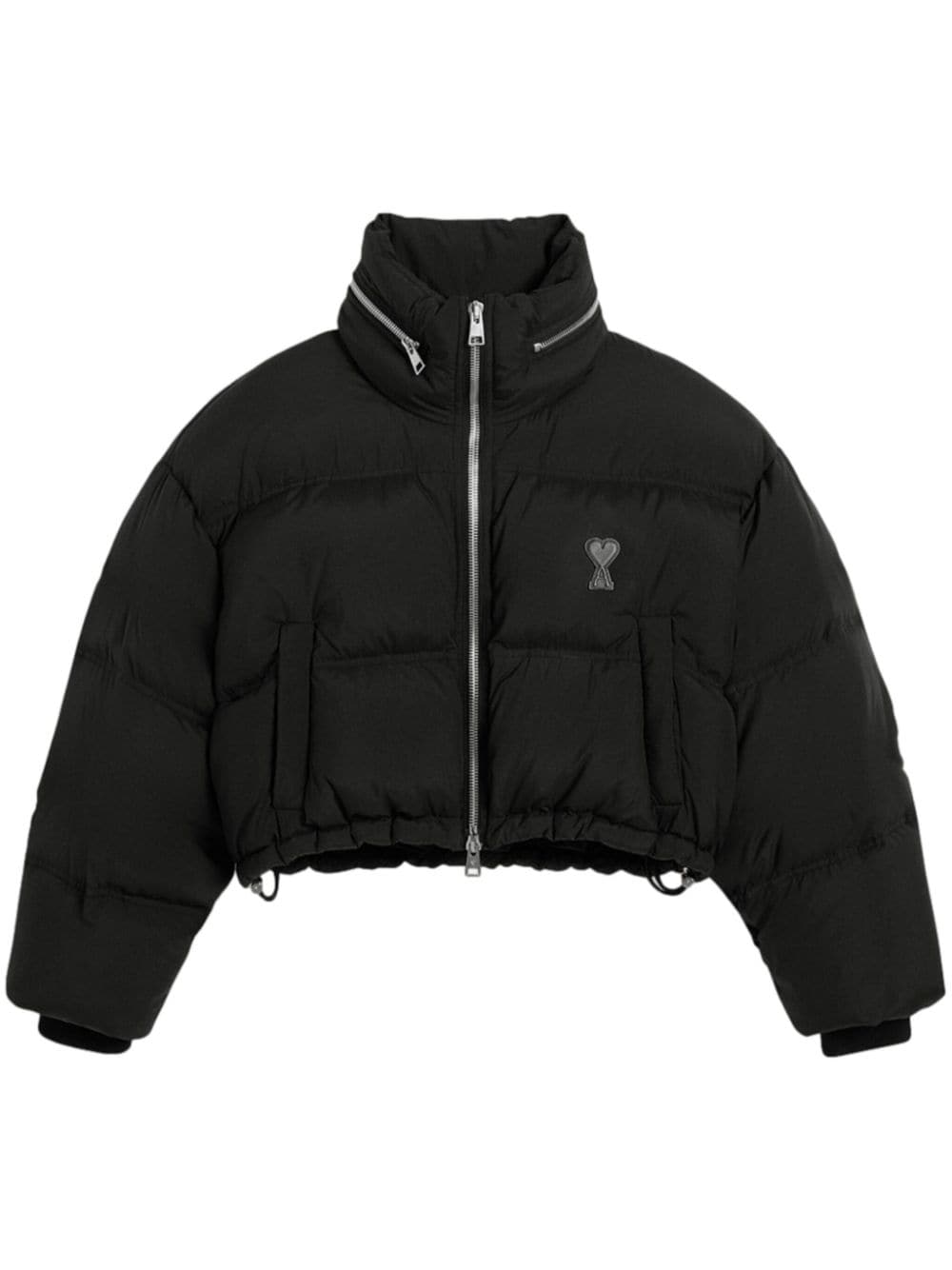 Nylon short down jacket