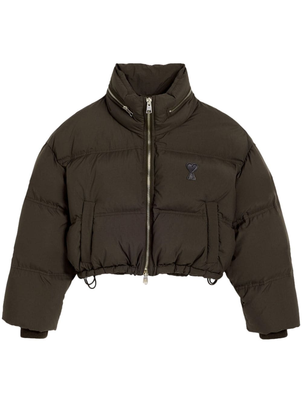 Nylon short down jacket