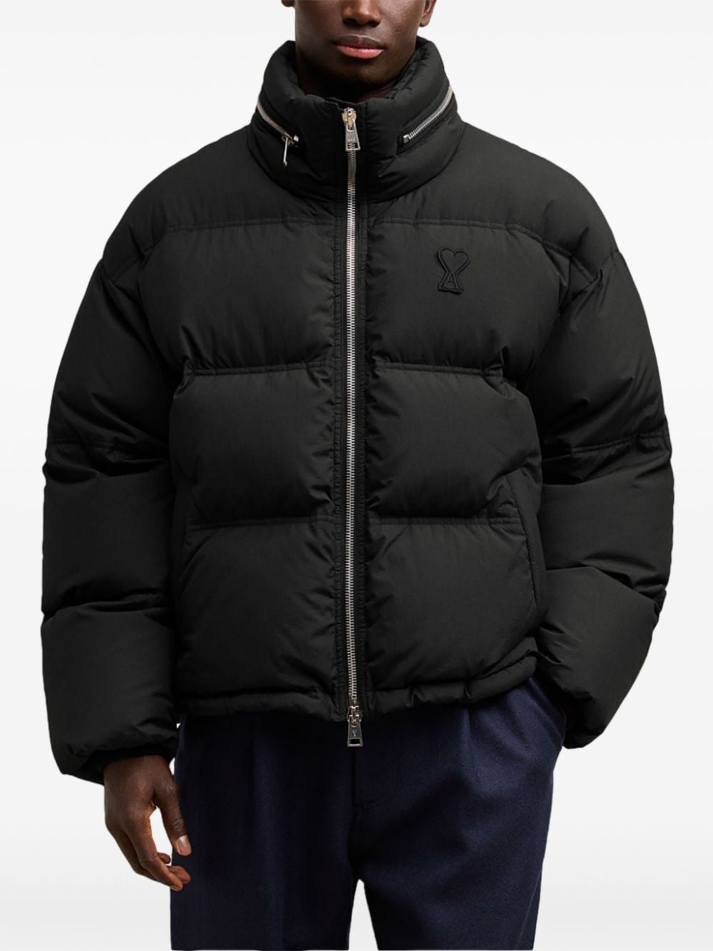 Ami de coeur nylon down jacket