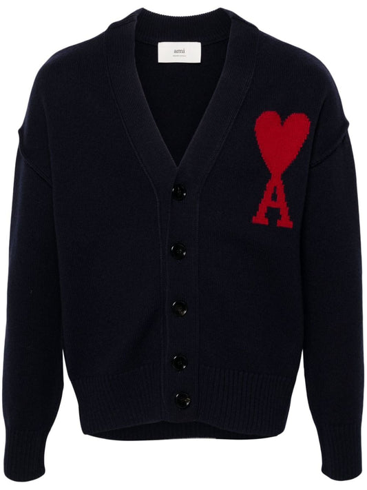 Ami de coeur wool cardigan