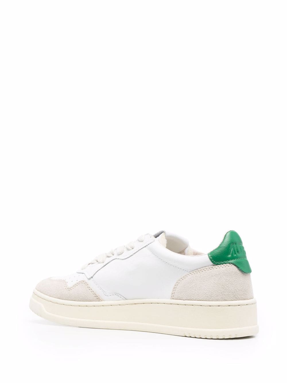 Medalist low leather and suede sneakers