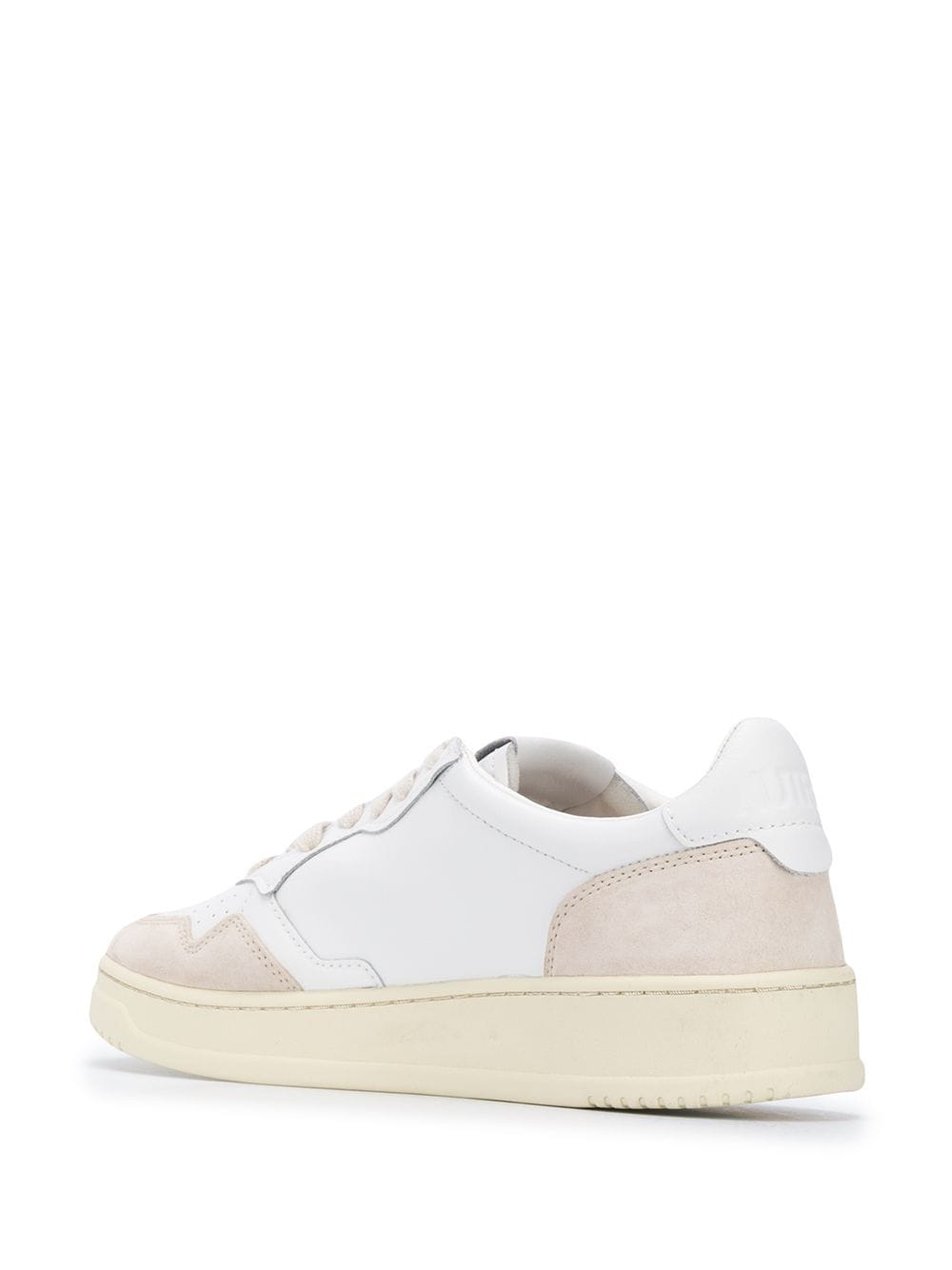 Medalist low leather and suede sneakers