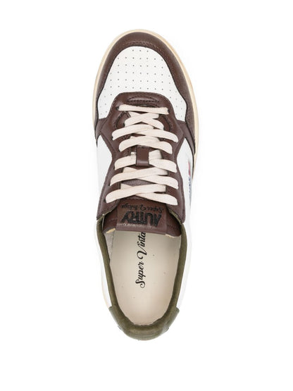 Super vintage low leather sneakers