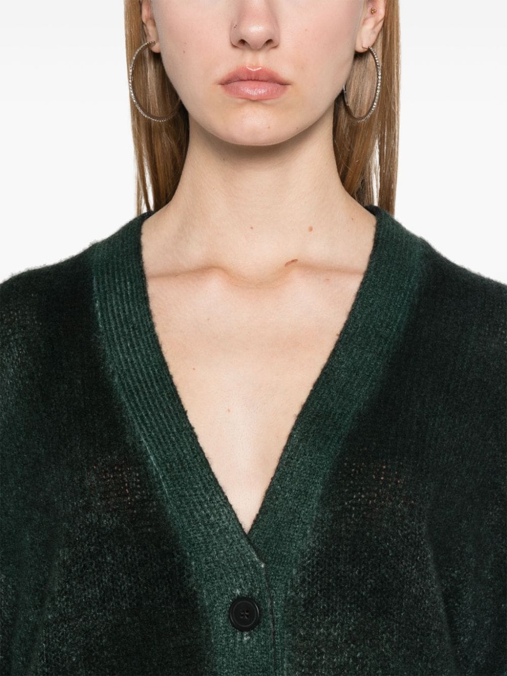 Cashmere v-necked cardigan