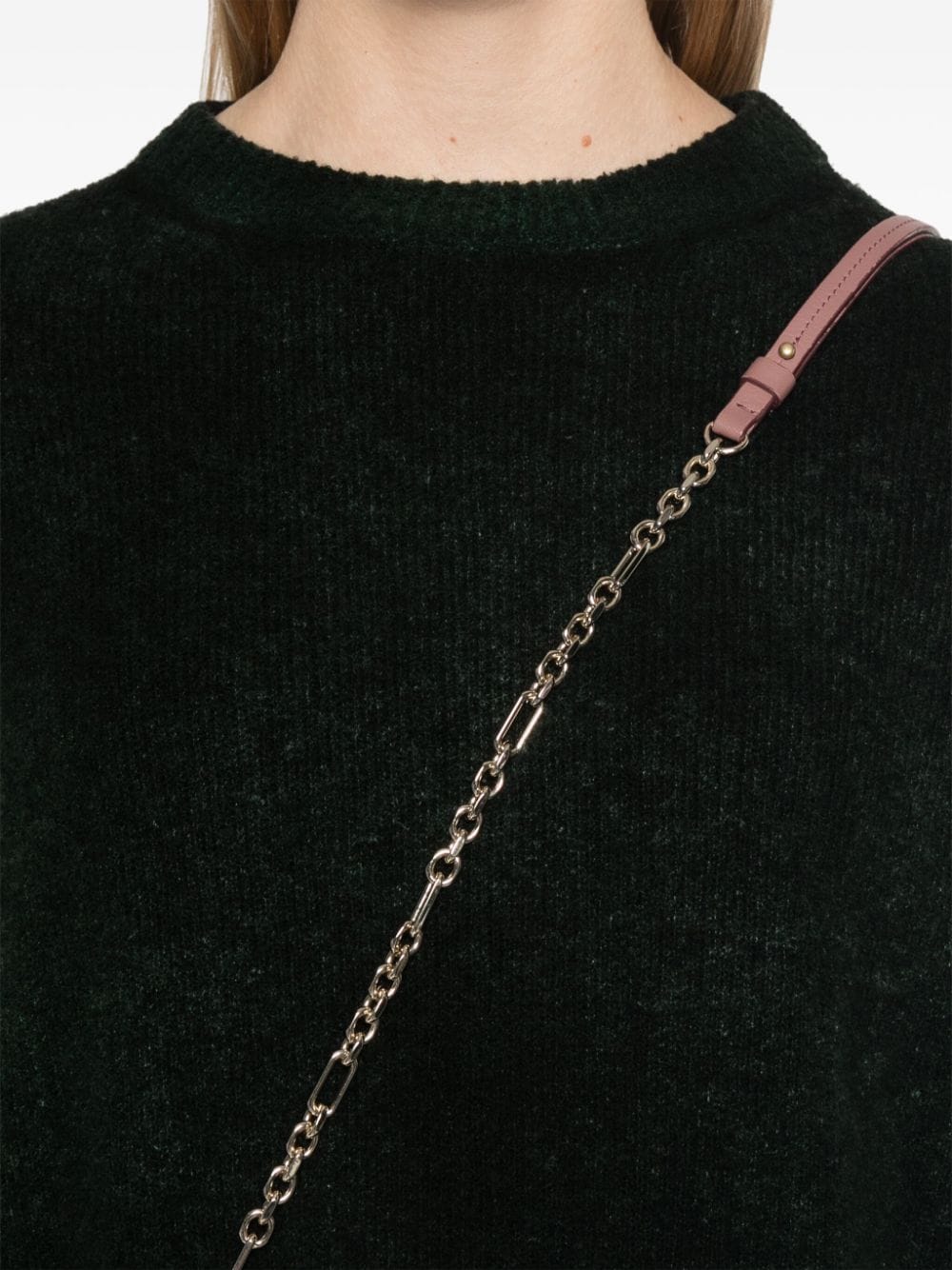 Wool adn cashmere blend crewneck sweater