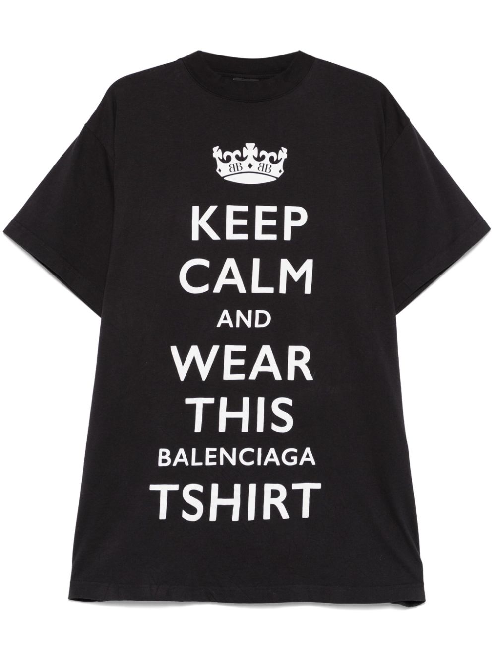 Keep calm cotton t-shirt