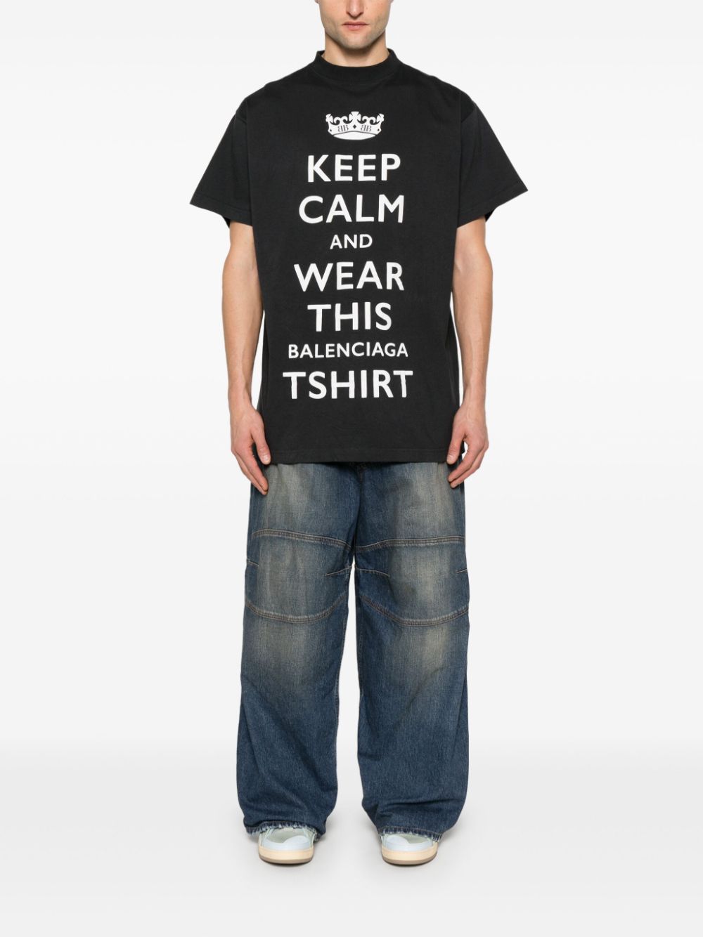 Keep calm cotton t-shirt