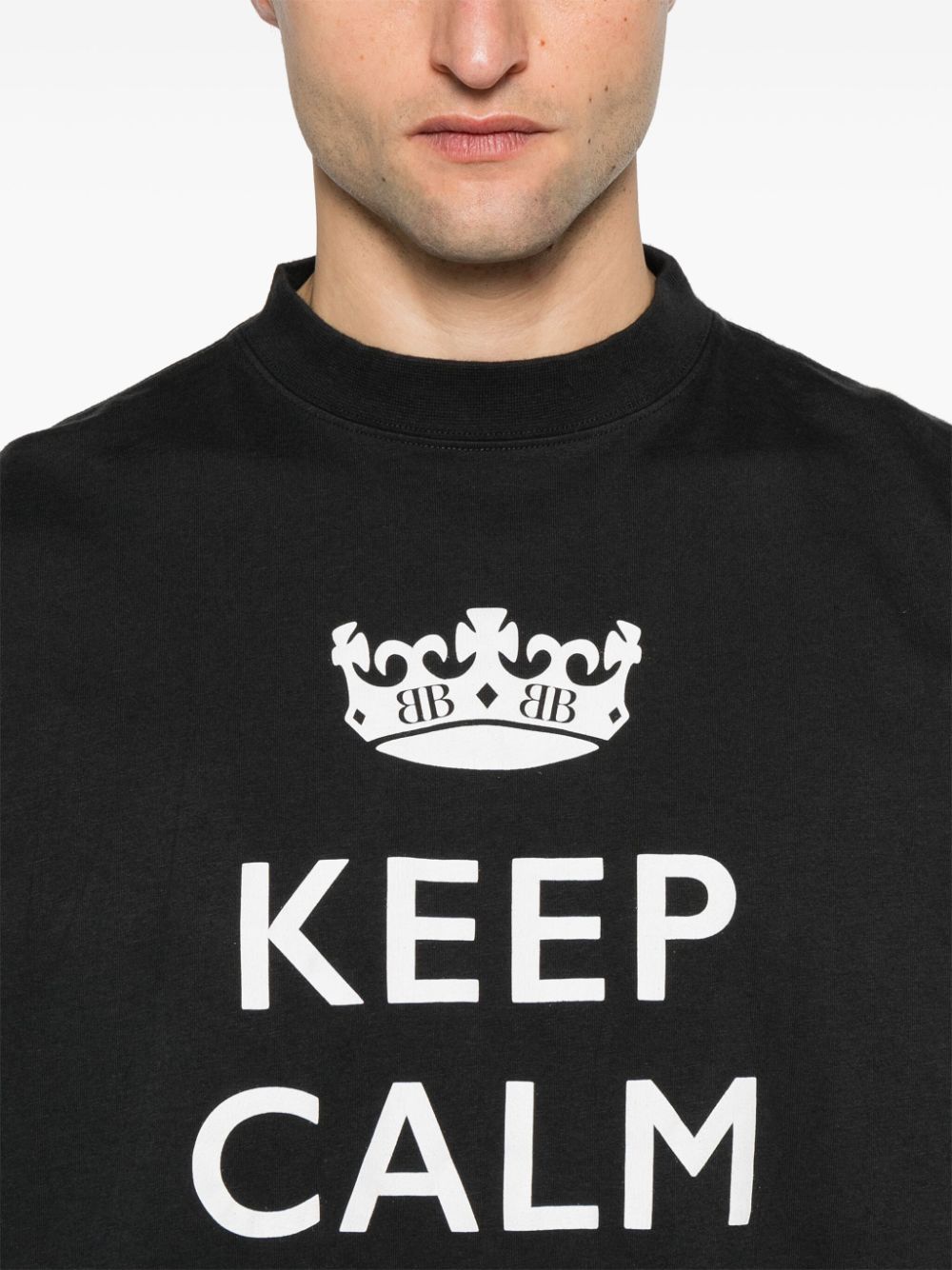 Keep calm cotton t-shirt