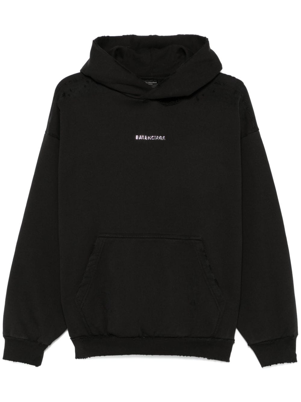 Logo cotton hoodie