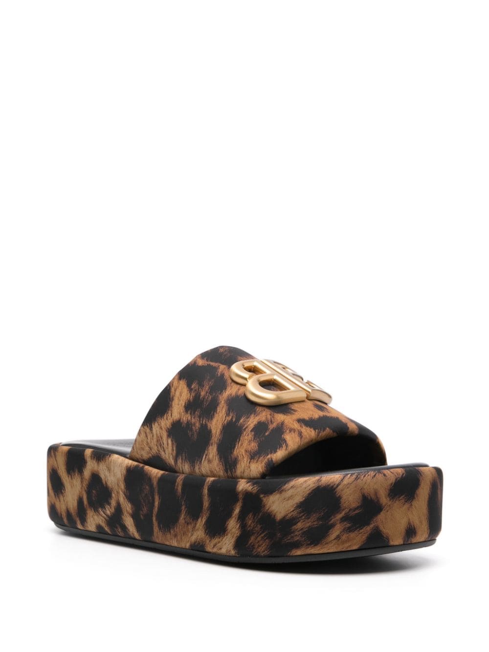 Leopard print sandals