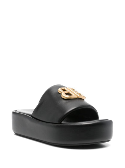 Rise leather sandals