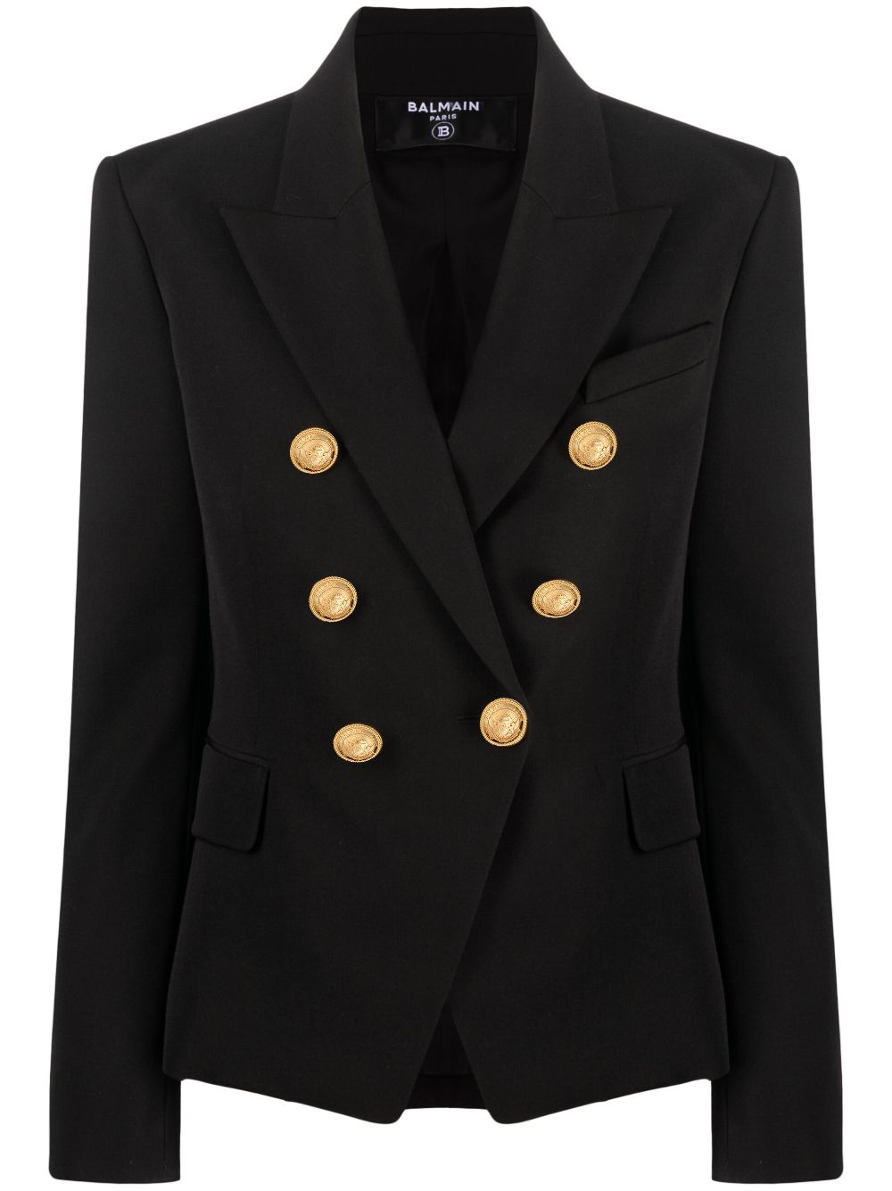 Wool double-breasted jacket