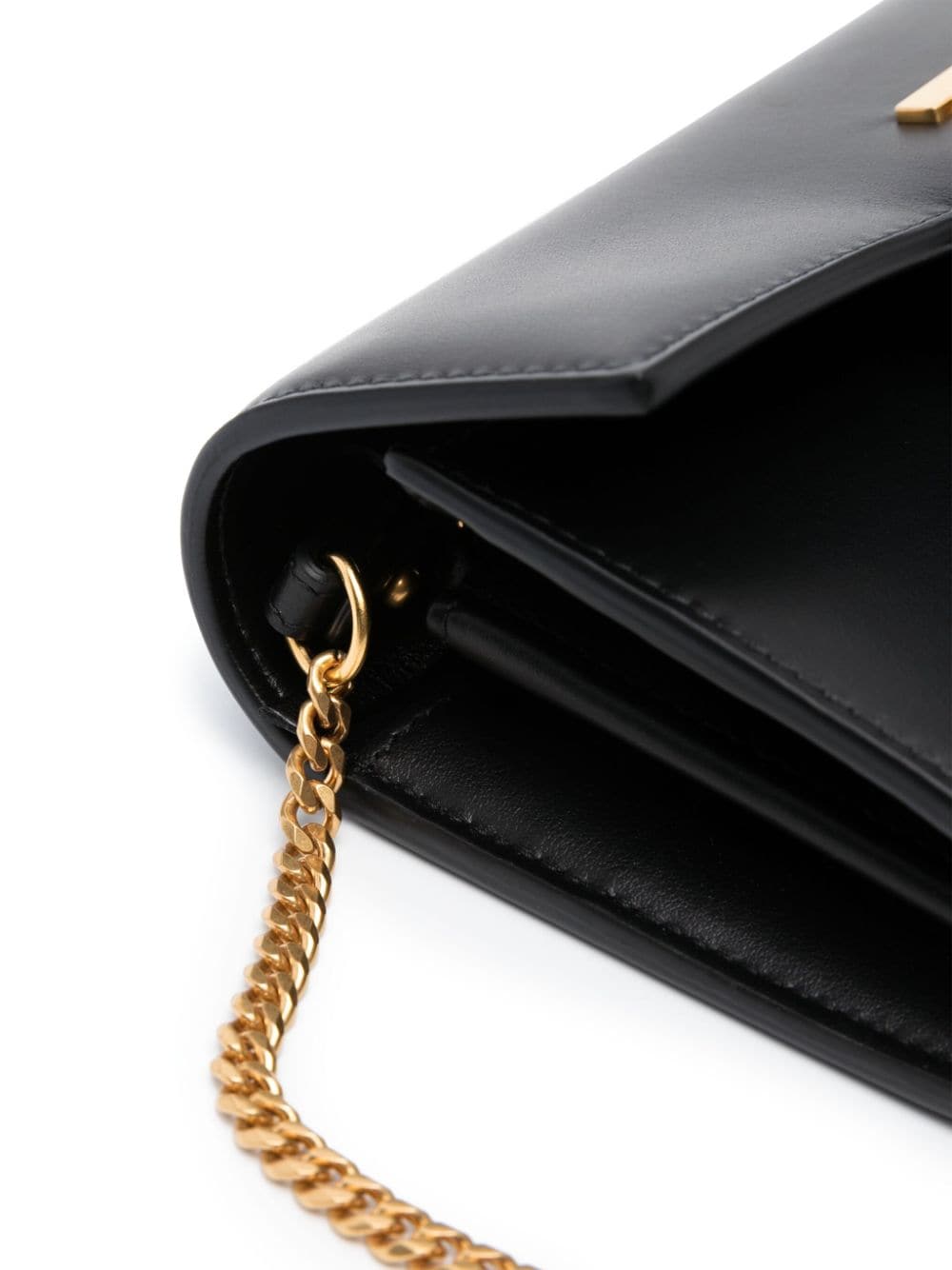 B-buzz leather wallet on chain