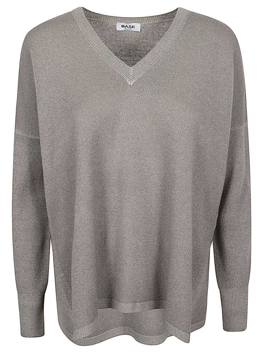 Wool v-necked sweater