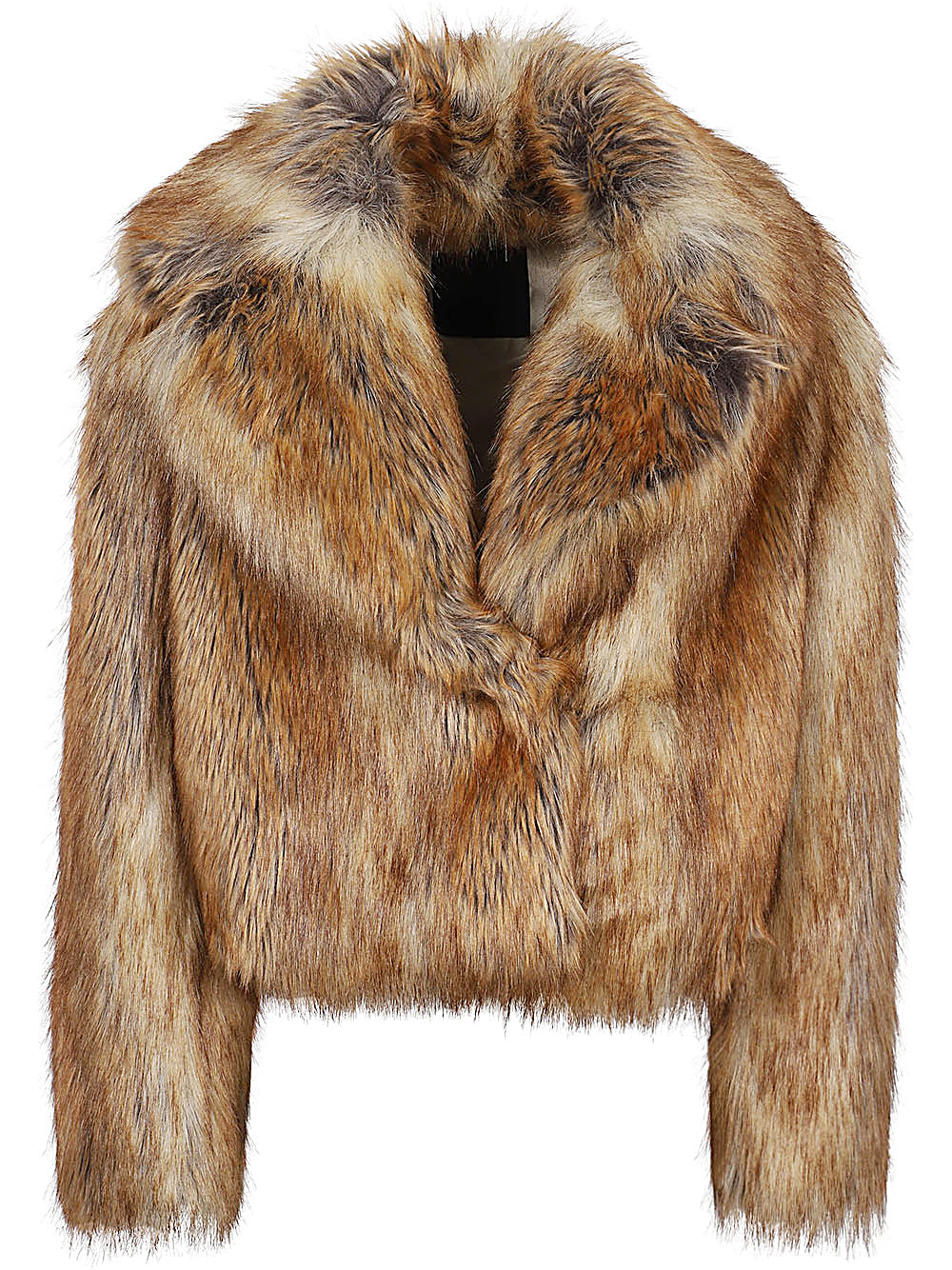 Faux fur short jacket