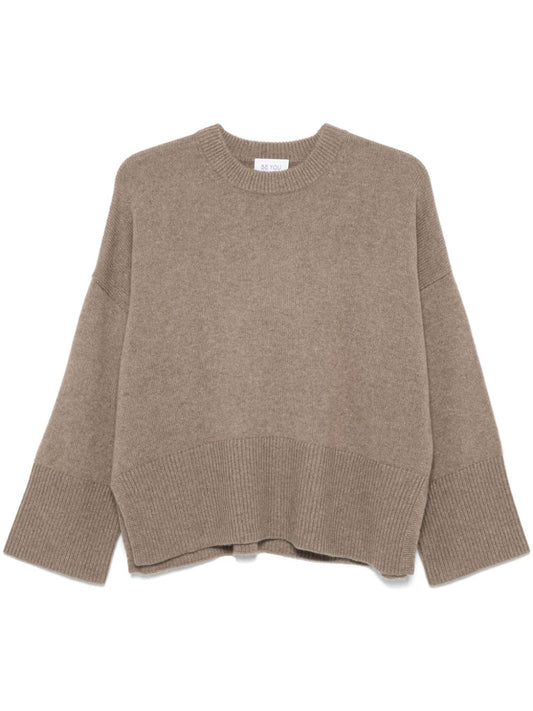 Cashmere crewneck sweater