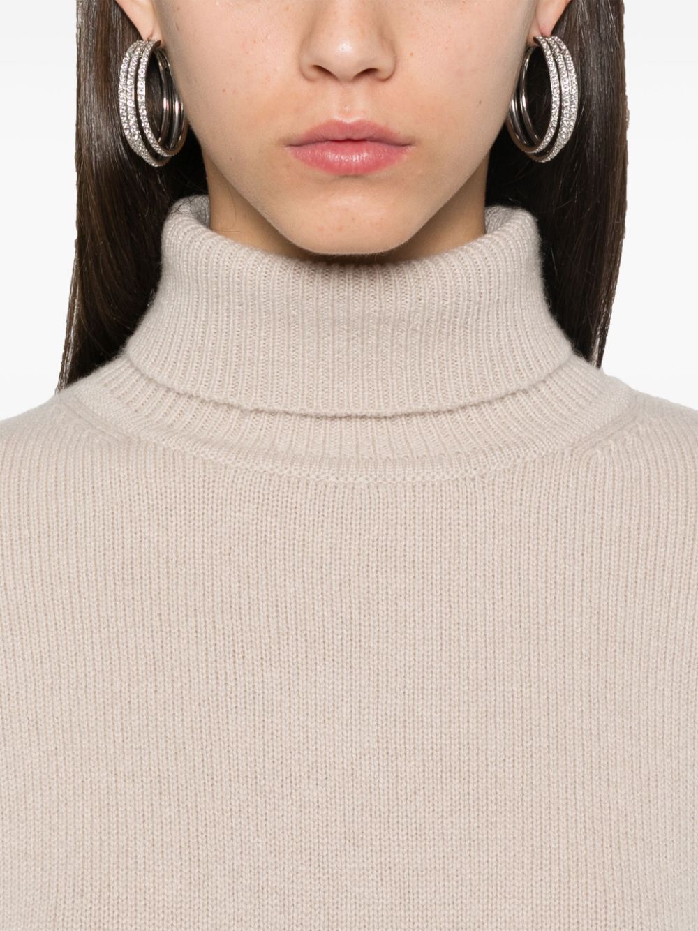 Cashmere turtleneck sweater