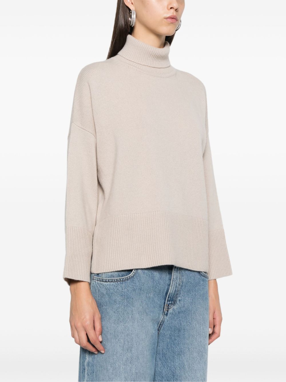 Cashmere turtleneck sweater