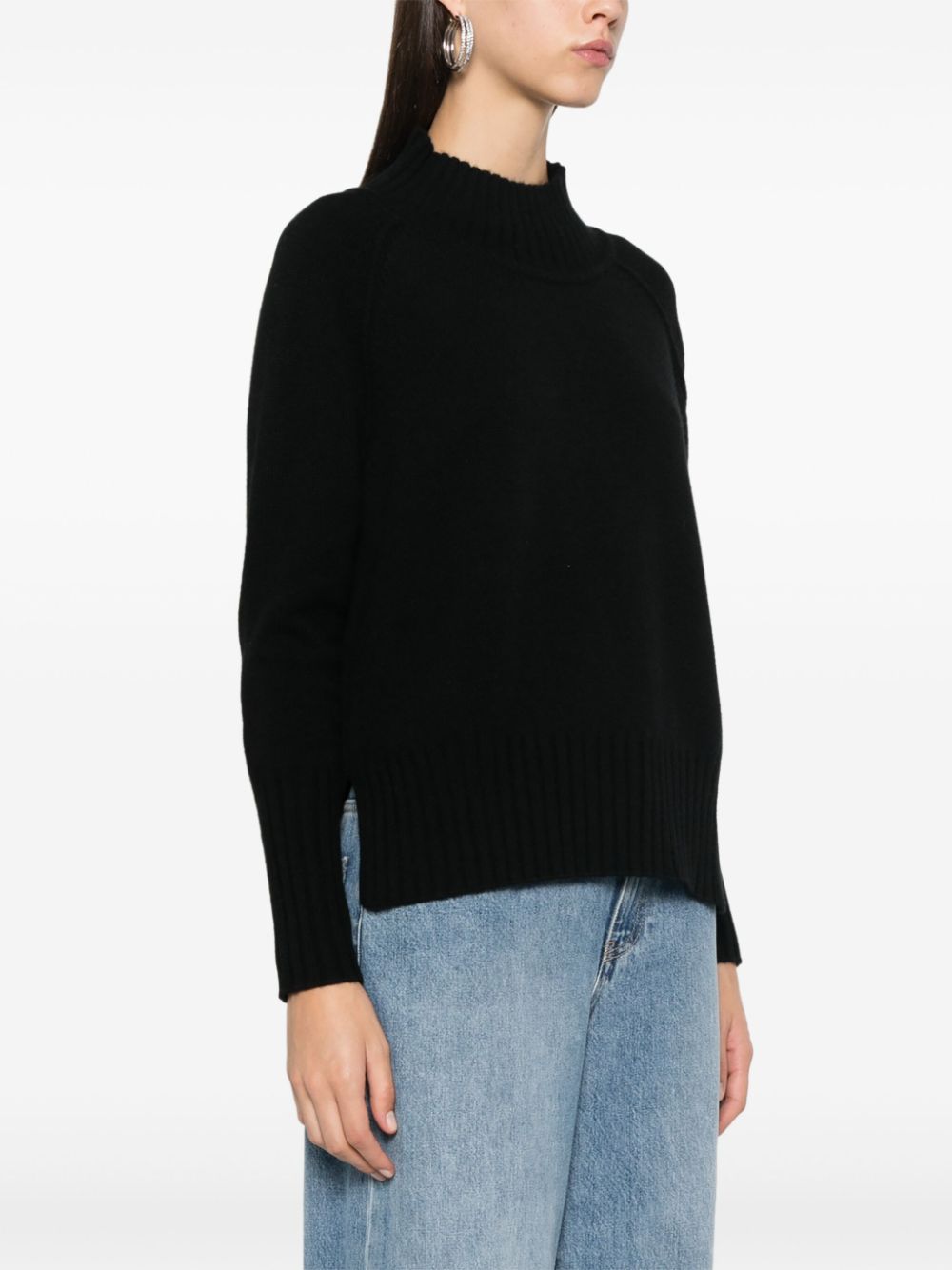 Cashmere turtle-neck sweater