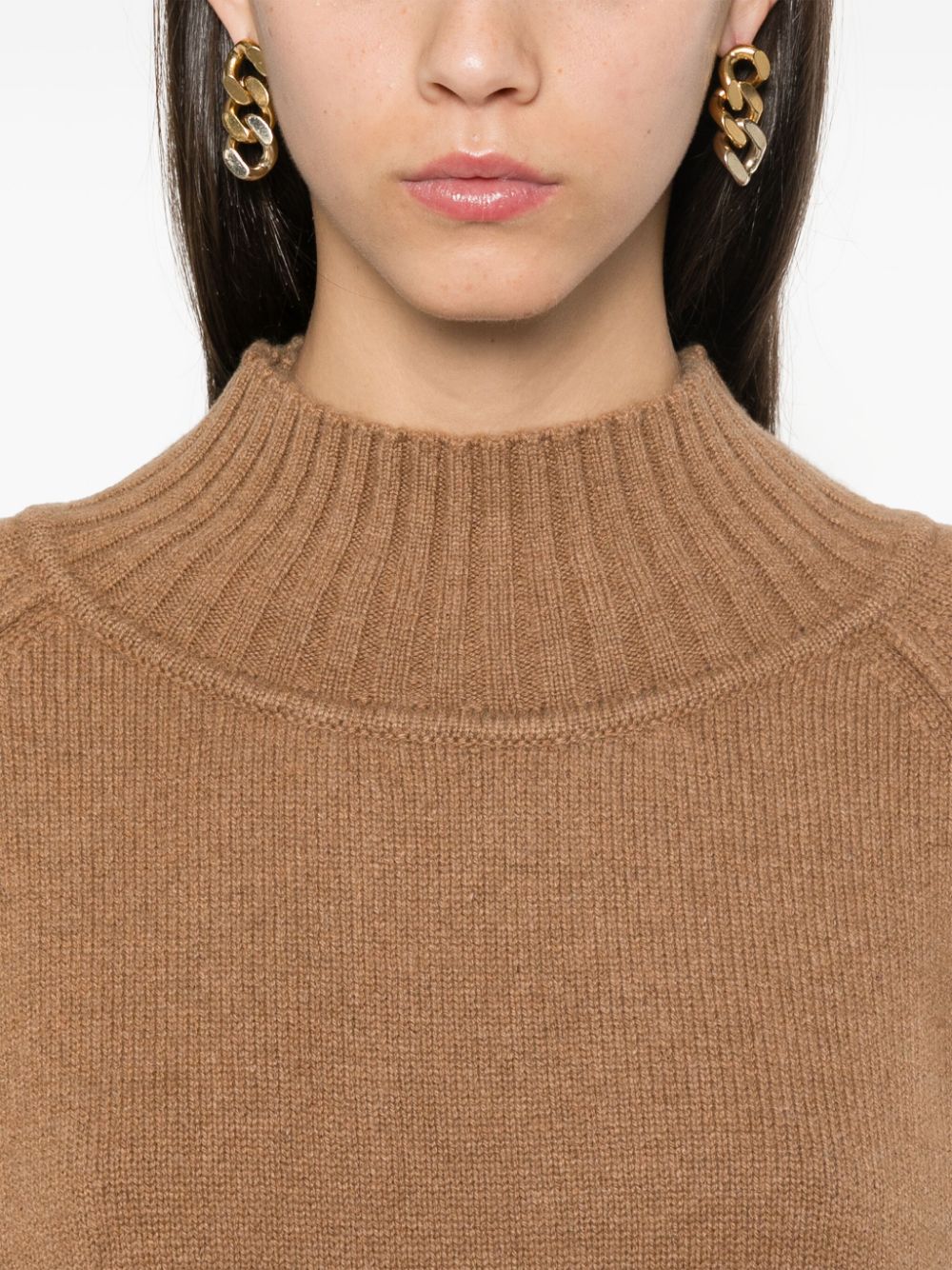 Cashmere turtle-neck sweater