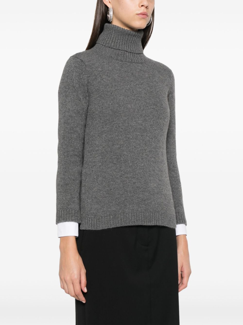 Cashmere turtle-neck sweater