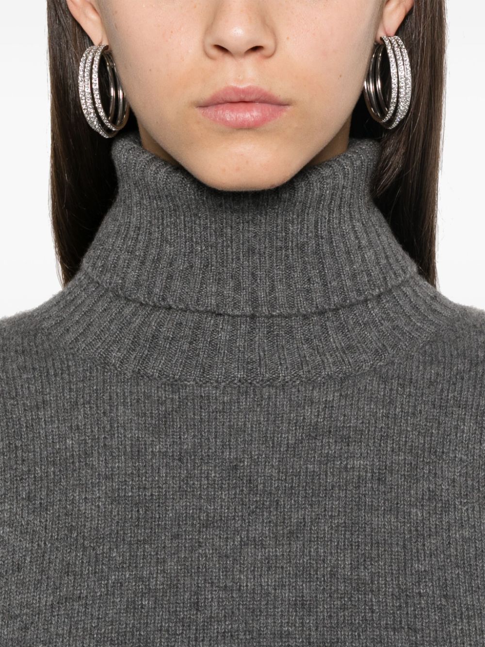 Cashmere turtle-neck sweater