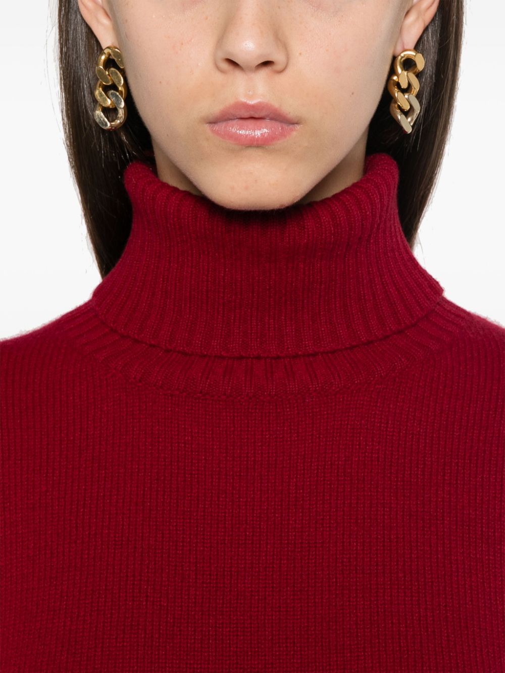 Cashmere turtle-neck sweater