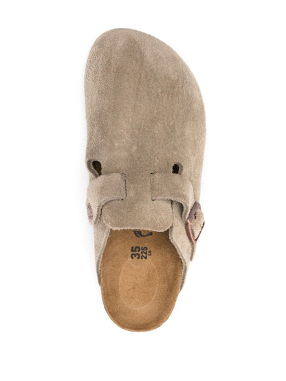 Boston suede leather slippers