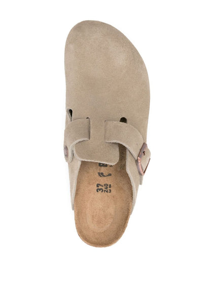 Boston suede leather slippers