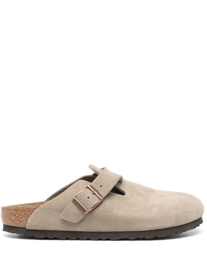 Boston suede leather slippers