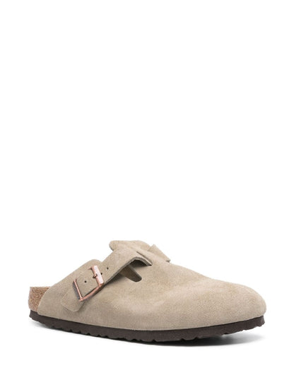 Boston suede leather slippers