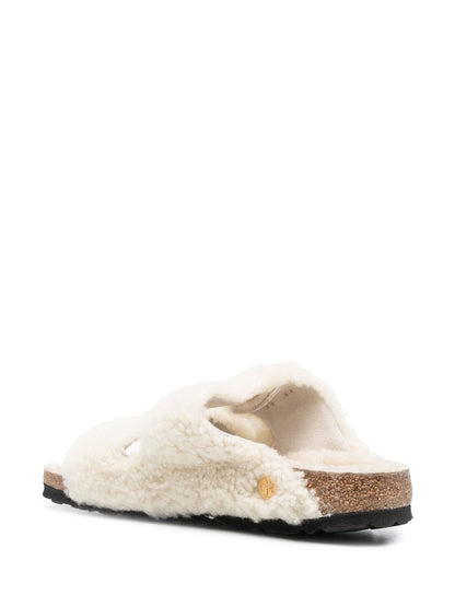 Arizona big buckle shearling sandals