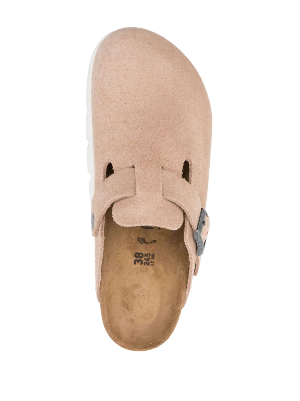 Boston chunky suede leather slippers